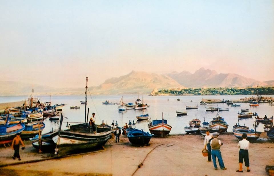 La Costa d'Oro - Porticello anni '50 foto archivio Ciccio Zizzo