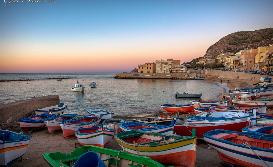 La Costa d'Oro - Tramonto di Aspra (Foto di Egidio Amelio)